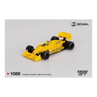 MINI GT 01088 LOTUS 99T #12 Ayrton Senna Winner MONACO GP 1987