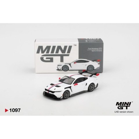 MINI GT 01097 FORD MUSTANG GTD SPIRIT OF AMERICA 2025 White