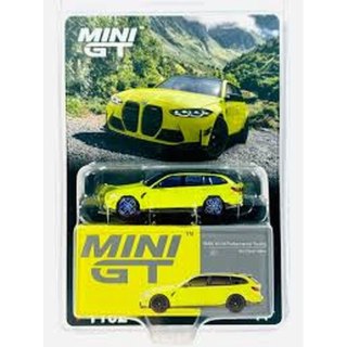 MINI GT 01102 BLISTER BMW M3 (G82) TOURING 2025 Sao Paulo Yellow