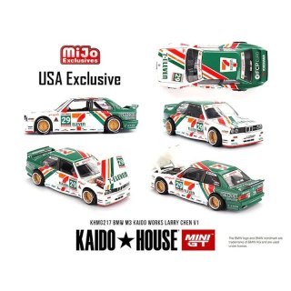 MINI GT KAIDO HOUSE 217 BMW M3 (E30) KAIDOWORKS LARRY CHEN V1 - USA EXCLUSIVE