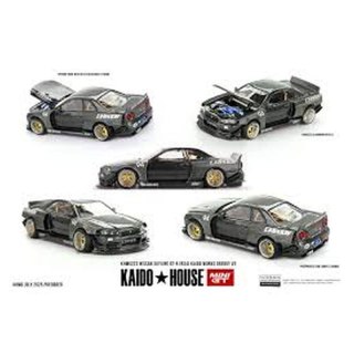MINI GT KAIDO HOUSE 222 NISSAN SKYLINE GT (R34) KAIDO WORKS GREDDY V2 1999