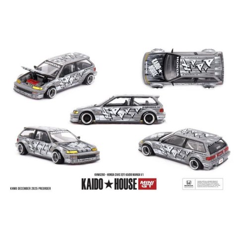 MINI GT KAIDO HOUSE 260 HONDA CIVIC (EF) KAIDO MANGA V1 1987