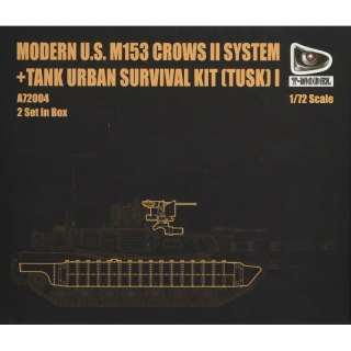 T-Model A72004 Modern U.S. M153 CROWS II System + Tank Urban Survival Kit (TUSK) I (2 in 1)