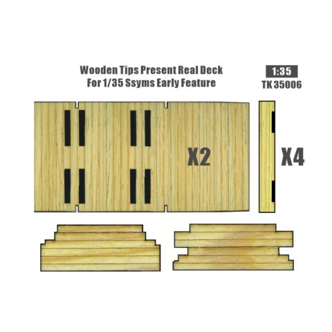T-Model TK35006 Wooden Deck for Ssyms Early Feature