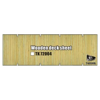 T-Model TK72004 German 50T Type Ssys Schwerer Platformwagen Wooden Deck Sheet