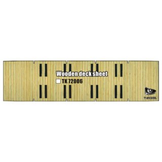 T-Model TK72006 German 80T Type Ssyms Schwerer Platformwagen Wooden Deck Sheet