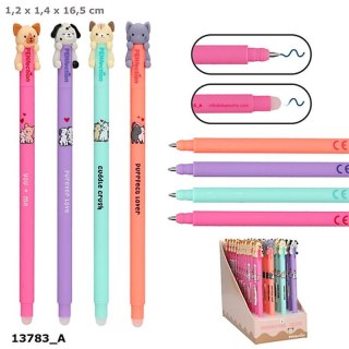 Top Model 13783 Długopis ścieralny Penfection&Lolli Riot, 4 wzory, tusz niebieski, 0,7 mm 48