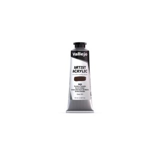 Vallejo 16302 Acrylic Artist Color Burnt Umber (60 ml)