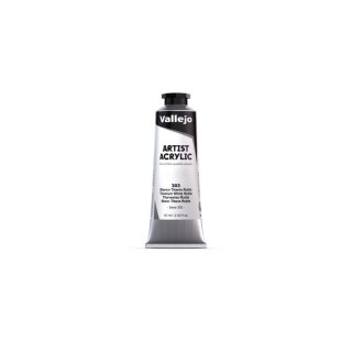 Vallejo 16303 Acrylic Artist Color Titanium White Rutile (60 ml)