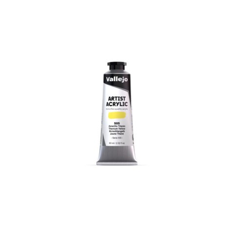 Vallejo 16505 Acrylic Artist Color Titanium Yellow (60 ml)