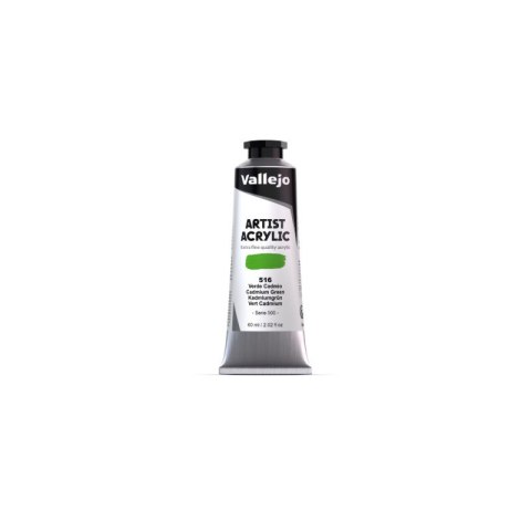 Vallejo 16516 Acrylic Artist Color Cadmium Green (60 ml)