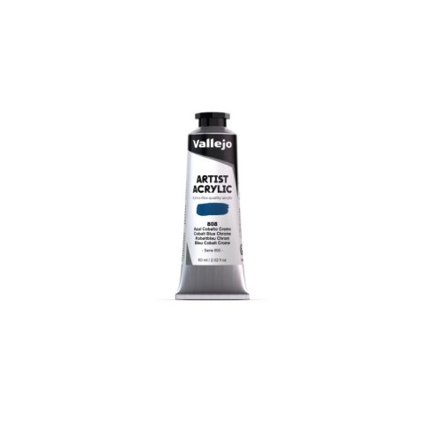 Vallejo 16808 Acrylic Artist Color Cobalt Blue Chrome (60 ml)