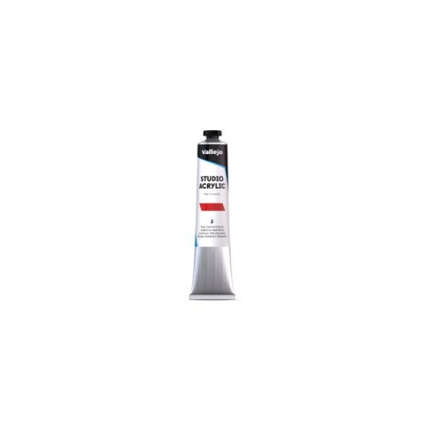 Vallejo 21002 Acrylic Studio Cadmium Red (Hue) (58 ml)