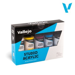 Vallejo 22998 Acrylic Studio Set (5 x 200 ml) (200 ml)