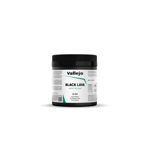 Vallejo 28594 Artist Textures Black Lava (500 ml)