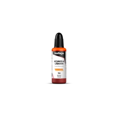 Vallejo 33150 Liquid Watercolor Orange (32 ml)