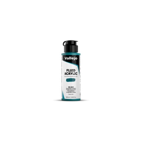 Vallejo 68604 Acrylic Artist Fluid Cobalt Turquoise (100 ml)