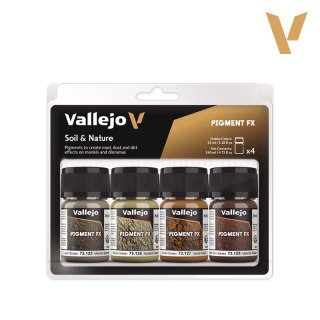 Vallejo 73188 Pigment FX Set Soil And Nature (4 x 35 ml)