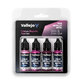 Vallejo 77261 TMM Color Set Crimson Magenta (4 x 18 ml)