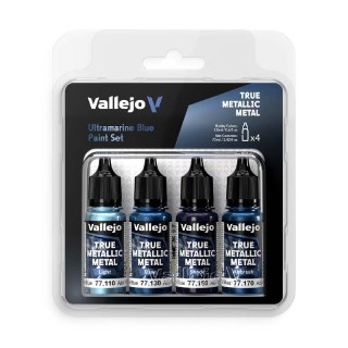 Vallejo 77263 TMM Color Set Ultramarine Blue (4 x 18 ml)