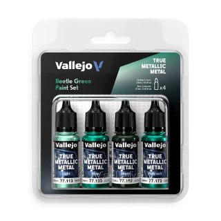 Vallejo 77265 TMM Color Set Beetle Green (4 x 18 ml)