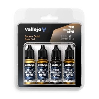Vallejo 77268 TMM Color Set Arcane Gold (4 x 18 ml)