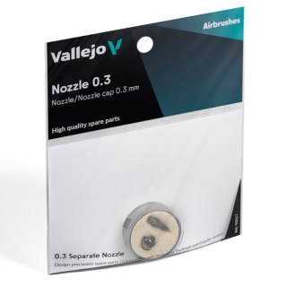 Vallejo 90017 0,3 Replacement Nozzle/Nozzle Cap (Innovator, Profinish & Easyair)