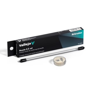 Vallejo 90024 0,5 Complete Needle+Nozzle/Needle Cap Set (Innovator, Profinish & Easyair)