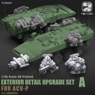 Zimi Model Toucan 3D049 Exterior Detail Upgrade Set A for ACV-P