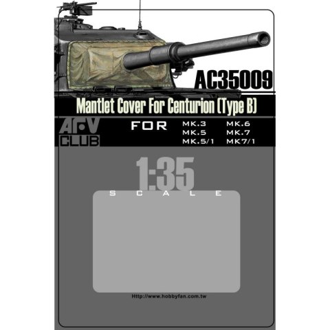 AFV Club AC35009 Mantlet Cover for Centurion B