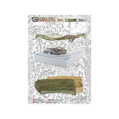 AFV Club AC35021 Camouflage Net-Snow Gray
