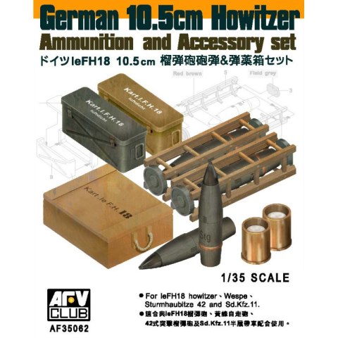AFV Club AF35062 Ger. Lefh18 105 Mm