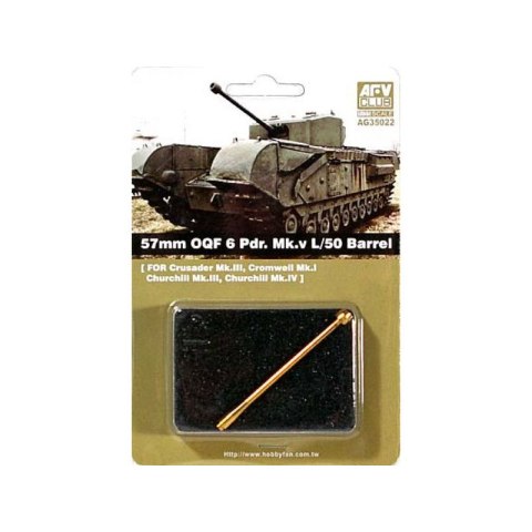 AFV Club AG35022 57mm OQF 6 Prd. Mk.V L/50 Barell