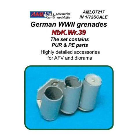 AML O7217 German WW II Smoke Grenades for AFV (PUR + PE Parts) (1:72)