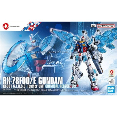 Bandai 73584 HG 1/144 RX-78F00/E GUNDAM (CHEMICAL RECYCLE Ver.) MK73584