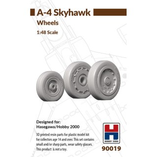 Hobby 2000 90019 A-4 Skyhawk Wheels 1/48