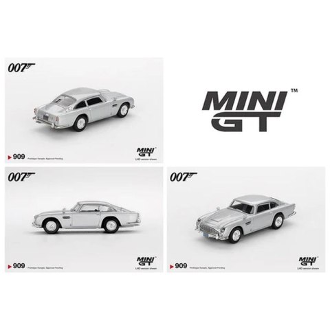 MINI GT 00909-007E ASTON MARTIN DB5 from"Casino Royale" 2006 James Bond 007 - English Version