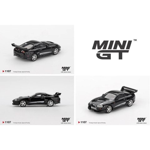 MINI GT 01107-BL TOYOTA SUPRA VeilSideCombat V-II 2011 Black - Blister