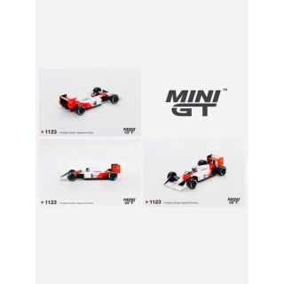 MINI GT 01123 McLAREN MP4/4 #11 Alain Prost 2nd Japan GP 1988