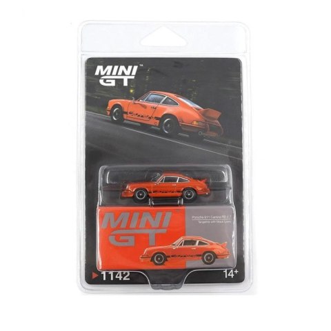 MINI GT 01142 BLISTER PORSCHE 911 CARRERA RS2.7 1973 Tangerine - Blister