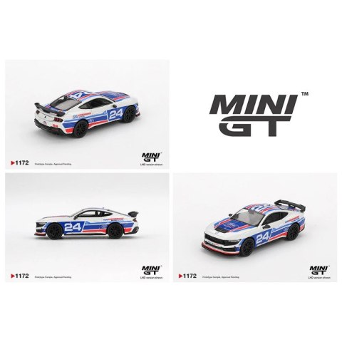 MINI GT 01172-BL FORD MUSTANG DARK HORSE #24 Ford Performance Racing School 2025 - Blister
