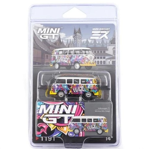 MINI GT 01191 BLISTER VOLKSWAGEN T1 Microbus MIZU DESIGN 1967 - Blister