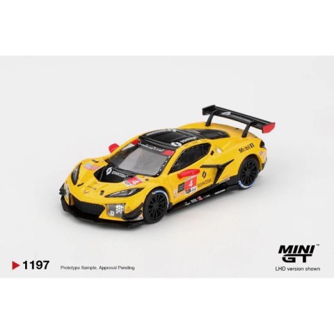 MINI GT 01197 CHEVROLET CORVETTE Z06 GT3.R #4 Corvette Racing by Pratt Miller Motorsports IMSA Daytona 24h 2025