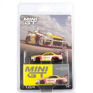 MINI GT 01204 BLISTER NISSAN GTR (R34) LB-SuperSilhouette Skyline Suppaiman Okinawa 2025 - Blister