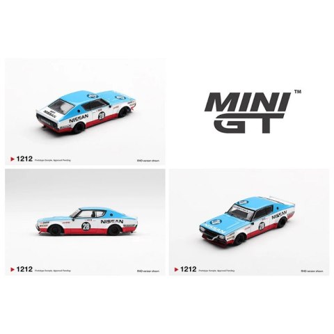 MINI GT 01212-BL NISSAN GT-R (KPGC110) SKYLINE KENMERI LIBERTY WALK NISSAN RACING 75 CONCEPT 2024 - Blister