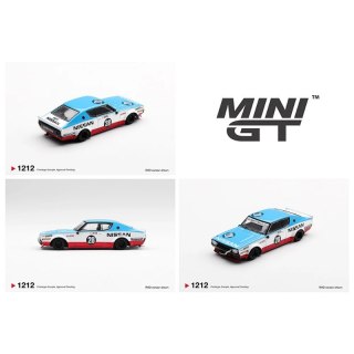 MINI GT 01212 NISSAN GT-R (KPGC110) SKYLINE KENMERI LIBERTY WALK NISSAN RACING 75 CONCEPT 2024
