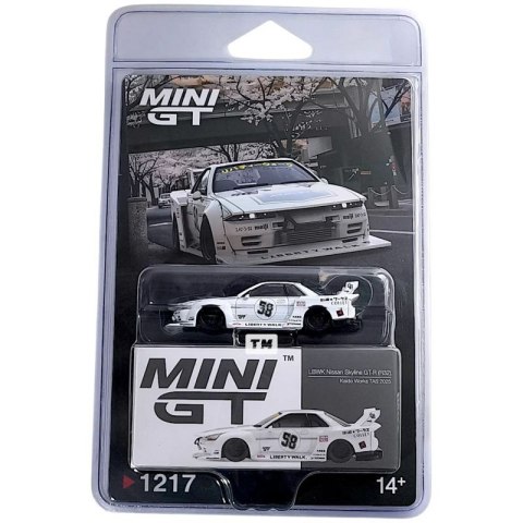 MINI GT 01217 BLISTER NISSAN GT-R (R32) LB-KAIDO WORKS TAS 2025 - Blister
