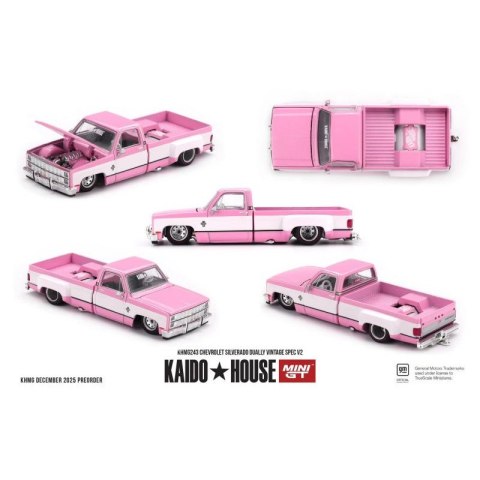 MINI GT KAIDO HOUSE 243 CHEVROLET SILVERADO DUALLY VINTAGE SPEC V2 1980