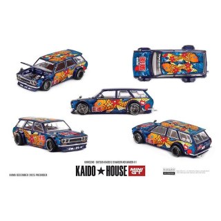 MINI GT KAIDO HOUSE 248 DATSUN 510 WAGON KOI V1 KAIDO 1969