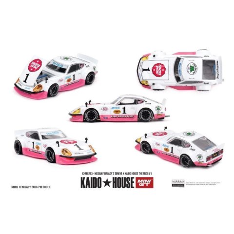 MINI GT KAIDO HOUSE 263 NISSAN FAIRLADY Z TAMIYA THE FROG V1 KAIDO HOUSE 1969